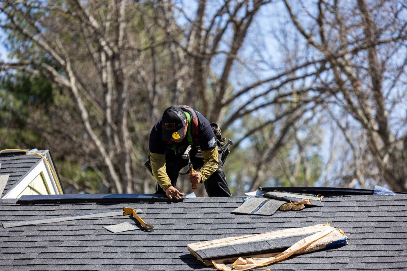 CertainTeed Landmark asphalt shingle roof replacement on a home in Billerica, MA